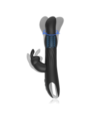 BRILLY GLAM - MOEBIUS VIBRATORE RABBIT E ROTATORE + TELECOMANDO WATCHM