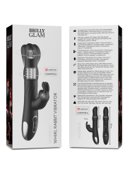 BRILLY GLAM - MOEBIUS VIBROMASSEUR RABBIT ET ROTATIF + TÉLÉCOMMANDE WA