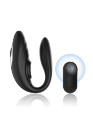 BRILLY GLAM- CONTROLE REMOTO PULSANTE E VIBRATÓRIO DE CASAL