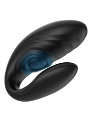 BRILLY GLAM- CONTROLE REMOTO PULSANTE E VIBRATÓRIO DE CASAL