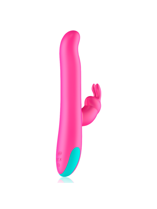 HAPPY LOKY - PLUTO VIBRATORE RABBIT E ROTATORE + TELECOMANDO WATCHME