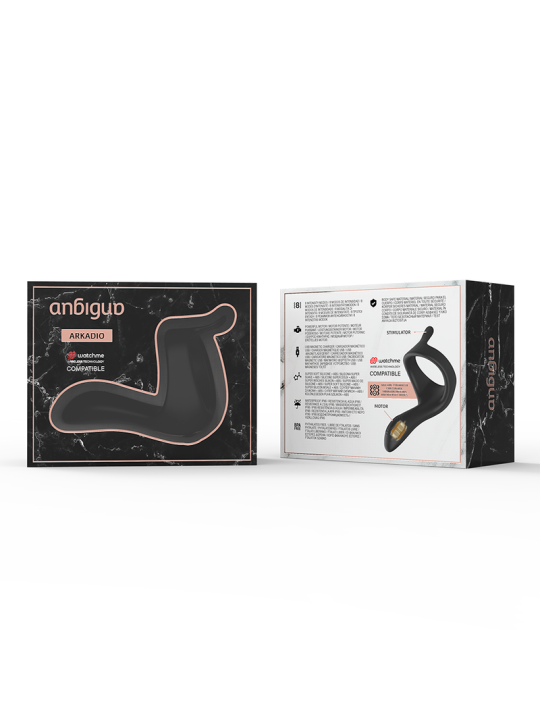 ANBIGUO - ARKADIO ESTIMULADOR GLANDE & PERINEO + MANDO CONTROL REMOTO 