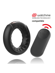 ANBIGUO - ADRIANO VIBRERENDE RING + WATCHME-AFSTANDSBEDIENING