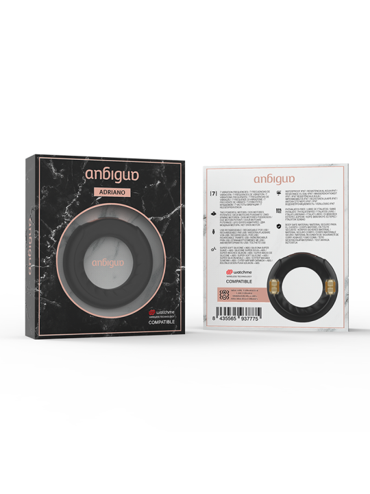 ANBIGUO - ADRIANO VIBRATING RING + WATCHME REMOTE CONTROL