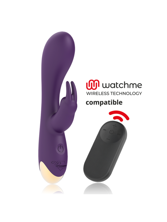 TREASURE - LAURENCE VIBROMASSEUR RABBIT + TÉLÉCOMMANDE WATCHME