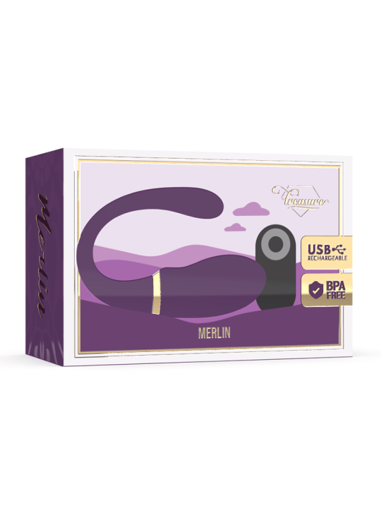 TREASURE - MERLIN DOUBLE COUPLE VIBRATOR AFSTANDSBEDIENING
