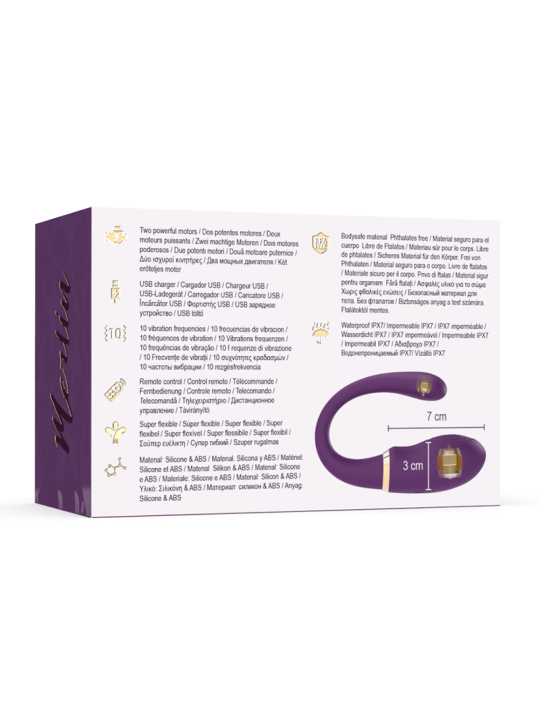 TREASURE - MERLIN DOUBLE COUPLE VIBRATOR REMOTE CONTROL