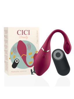 CICI BEAUTY - PREMIUM SILICONEN EI VIBRATOR MET AFSTANDSBEDIENING