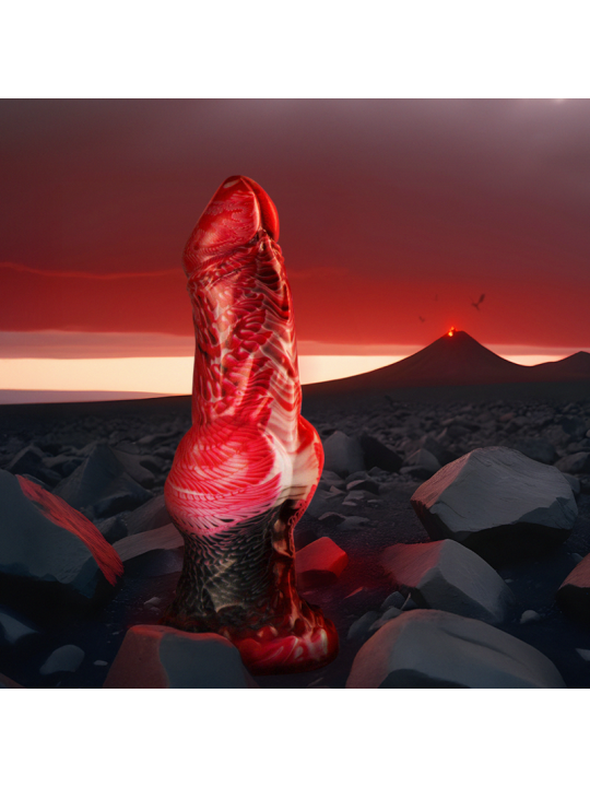 EPIC - HELIOS DILDO CON TESTÍCULOS CALOR Y ÉXTASIS