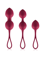 CICI BEAUTY - PREMIUM SILICONE 3 VIBRATING KEGEL BEADS REMOTE CONTROL