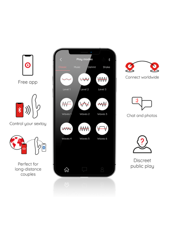 ONINDER - OSLO VIBRATION & ROTATION PINK - FREE APP