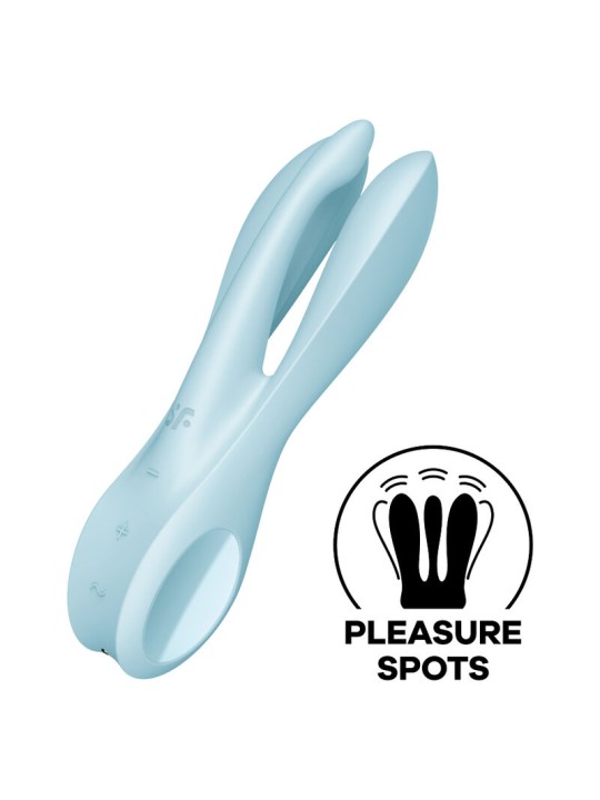 SATISFYER - THREESOME 1 VIBRADOR AZUL