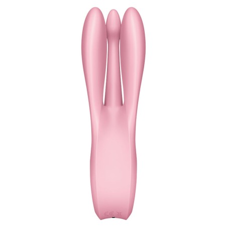 SATISFYER - VIBRATEUR THREESOME 1 ROSE