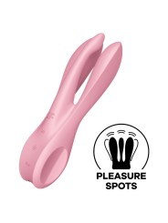 SATISFYER - THREESOME 1 VIBRADOR ROSA