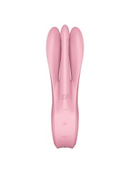 SATISFYER - VIBRATEUR THREESOME 1 ROSE