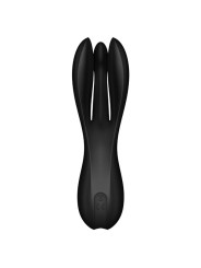 SATISFYER - VIBRATEUR THREESOME 2 NOIR