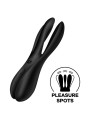 SATISFYER - VIBRATEUR THREESOME 2 NOIR