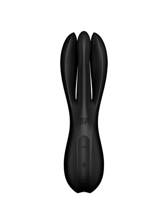 SATISFYER - VIBRATEUR THREESOME 2 NOIR