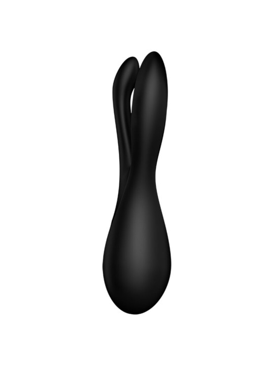 SATISFYER - VIBRADOR THREESOME 2 PRETO
