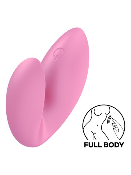 SATISFYER - LOVE RIOT VIBRADOR DEDAL ROSA