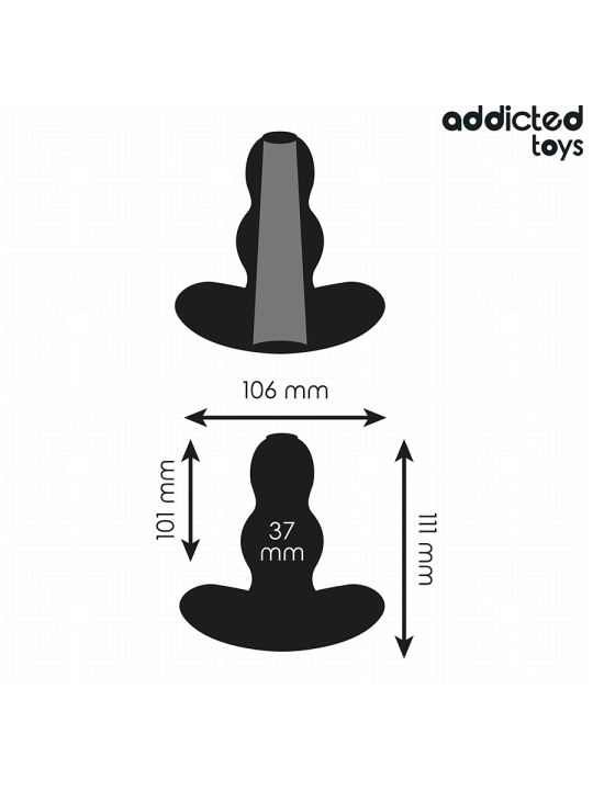 ADDICTED TOYS - PLUG ANAL HUECO SILICONA TALLA L 11.1 CM