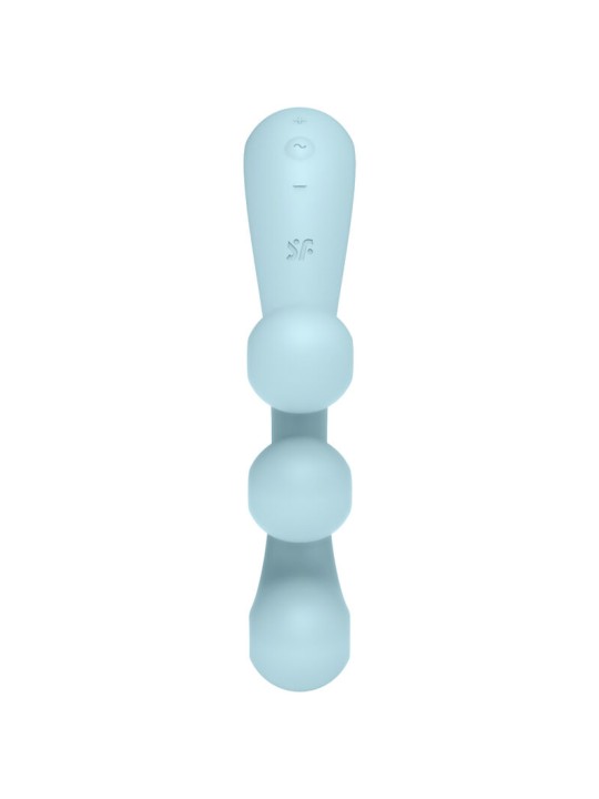 SATISFYER - TRI BALL 2 MULTI VIBRADOR AZUL