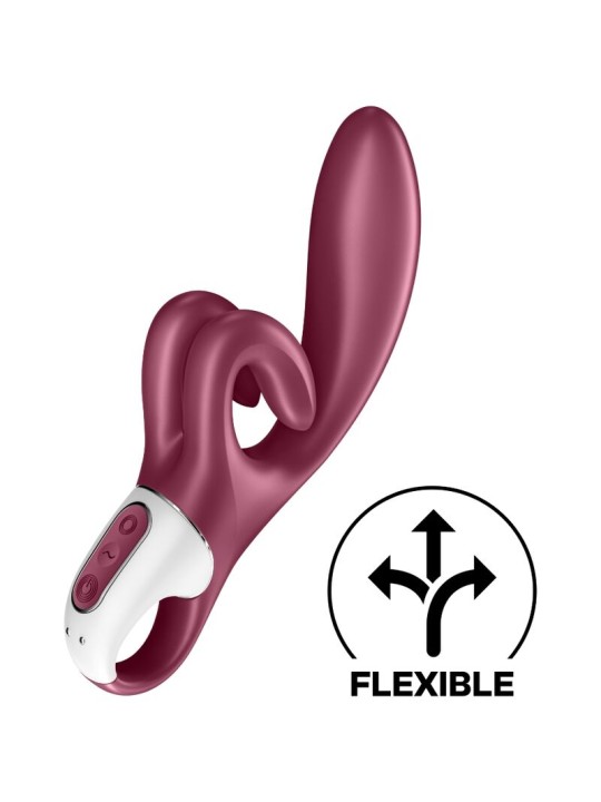 SATISFYER - VIBRATION DE LAPIN TOUCH ME ROUGE