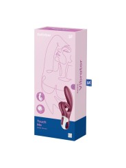 SATISFYER - VIBRATION DE LAPIN TOUCH ME ROUGE