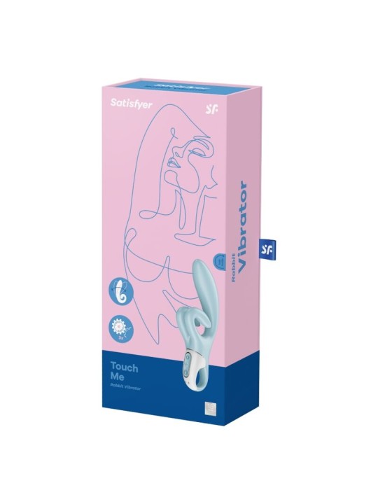 SATISFYER - TOUCH ME VIBRATOR KONIJN BLAUW
