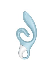 SATISFYER - LOVE ME VIBRADOR RABBIT AZUL