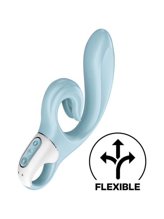 SATISFYER - LOVE ME RABBIT VIBRATION BLAU