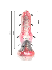 EPIC - HELIOS DILDO MET TESTIKELS, WARMTE EN EXTASE