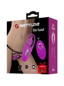 PRETTY LOVE - WILD RABBIT STIMULATOR FOR PANTIES WITH REMOTE CONTROL L