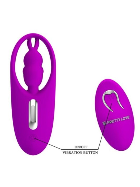 PRETTY LOVE - WILD RABBIT STIMULATOR FOR PANTIES WITH REMOTE CONTROL L