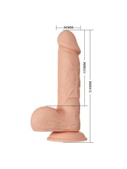 BAILE - MOOIE ONTMOETING BAHAMUT FLEXIBELE REALISTISCHE DILDO 21,8 CM 