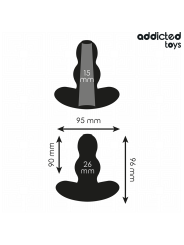 ADDICTED TOYS - PLUG ANAL OCO TAMANHO M 9,6 CM