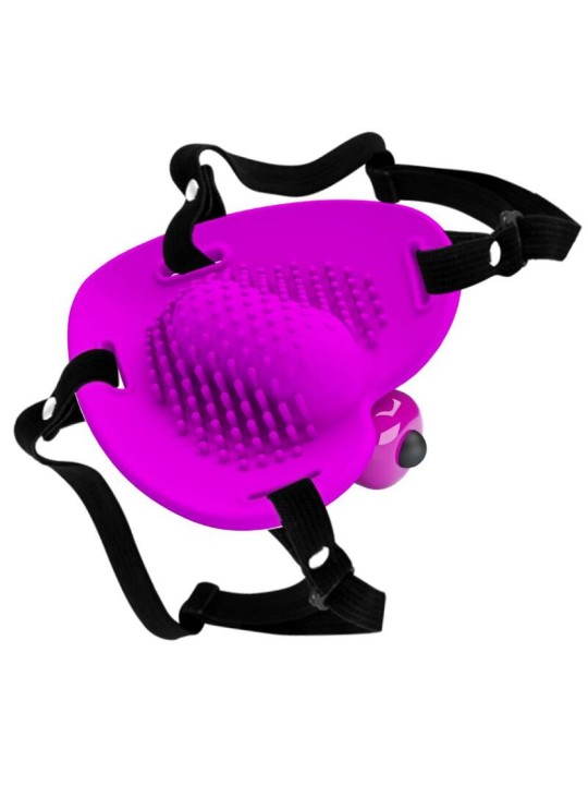 PRETTY LOVE - HEARTBEAT CLITORIS MASSAGER 10 MODOS DE VIBRAO ROXO