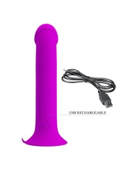 PRETTY LOVE - VIBRADOR MURRAY E ESTIMULADOR G-POINT ROXO