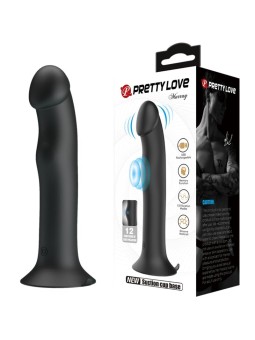 PRETTY LOVE - MURRAY BLACK CLITORAL VIBRATOR AND SUCKER