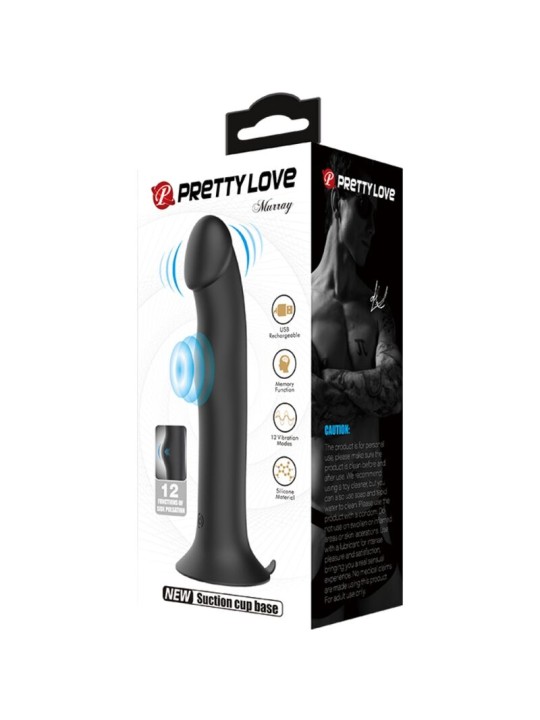 PRETTY LOVE - MURRAY BLACK VIBRADOR E SUCÇÃO CLITÓRICA