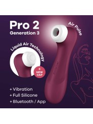 SATISFYER - PRO 2 GENERATION 3 WINE RED BLUETOOTH & APP