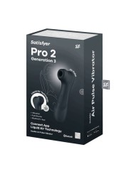 SATISFYER - PRO 2 GENERACIÓN 3 NEGRO BLUETOOTH & APP
