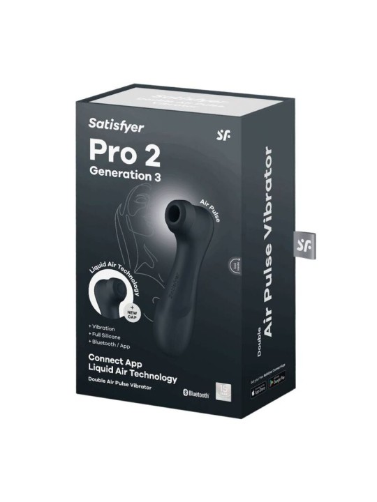 SATISFYER - PRO 2 GENERATION 3 SCHWARZES BLUETOOTH & APP