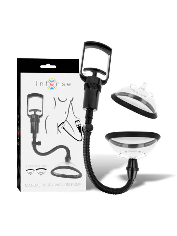 INTENSE - PUMP VAGINAL MANUAL PUMP WITH TWO INTERCHANGEABLE CUPS