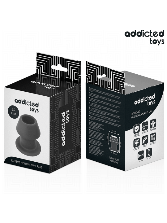 ADDICTED TOYS - PLUG ANAL EXTREMO OCO TAMANHO M 8,7 CM