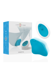 INTENSE - SAMANTHA PANTIE CONTROLE REMOTO AZUL