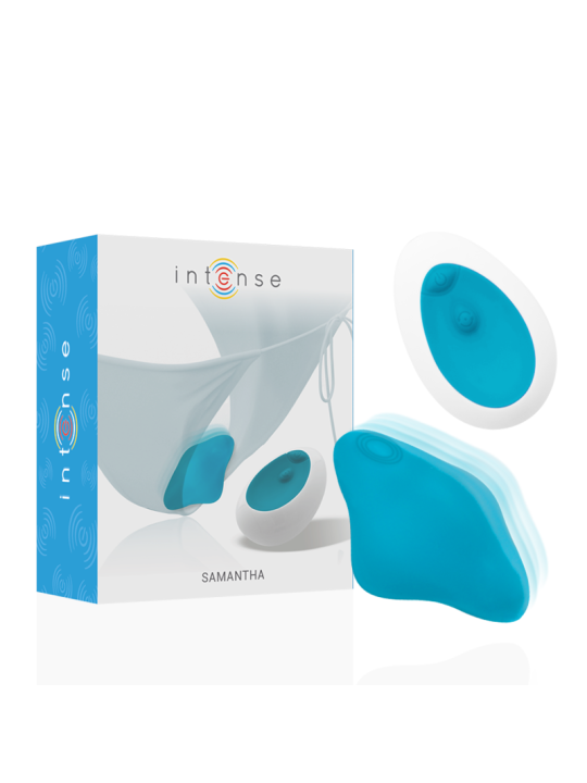 INTENSE - SAMANTHA PANTIE REMOTE CONTROL BLUE