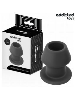 ADDICTED TOYS - PLUG ANAL HUECO EXTREM SILICONA TALLA S 7,5 CM