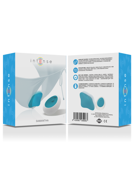 INTENSE - SAMANTHA PANTIE TÉLÉCOMMANDE BLEU
