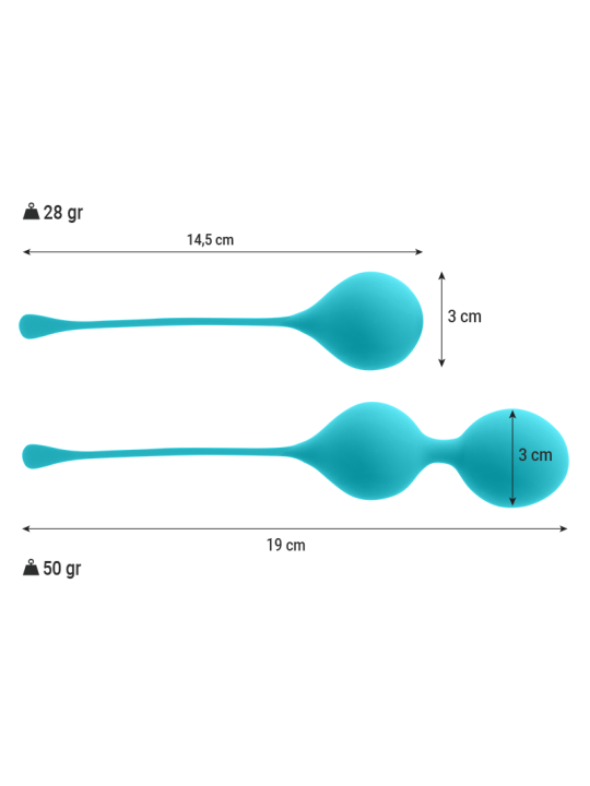 INTENSE - KEGEL BALLS PACK KENDALL BLAU